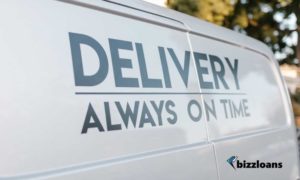 delivery van slogan - delivery always on time