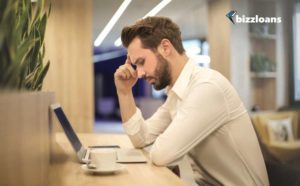 man thinking about business plans