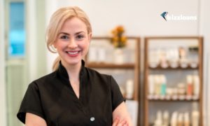 happy business woman
